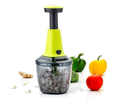 Manual Speedy Hand Press Food Chopper 1000ml