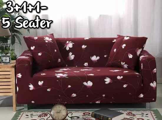 Elastic Fitted Sofa Covers - (3+1+1) Seater Sofa |🔥FLAT 50% SAVINGS🔥